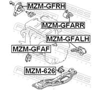 FEBEST MZM-GFAF Engine mount