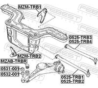 FEBEST MZM-TRB2 Mounting, differential