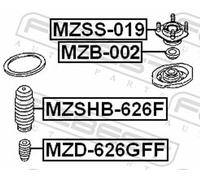 FEBEST MZSS-019 Mounting, shock absorbers