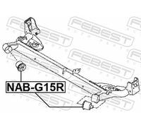 FEBEST NAB-G15R Axle bush