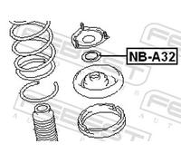 Fits FEBEST NB-A32 FRONT SHOCK MOUNT BEARING NISSAN TERRANO R50 1995. ⭐UK Stock⭐