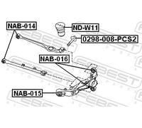 FEBEST ND-W11 Rubber Buffer, suspension