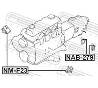 FEBEST NM-F23 Engine mount
