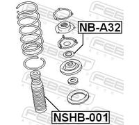 Bellows for Shock Absorber Front Fits for Nissan OE: 54050-0W001 OE zu Vergl