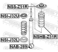FEBEST NSHB-Z51R Protective Cap / Bellow, shock absorber