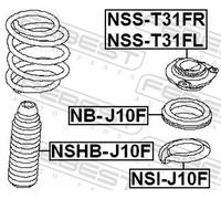 Fits FEBEST NSI-J10F SPRING LOWER SEAT