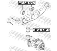 FEBEST OPAB-018 Mounting, differential