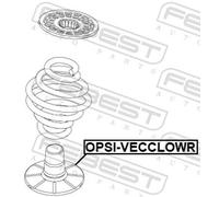 2x ✅Fits FEBEST OPSI-VECCLOWR REAR SPRING LOWER SEAT OPEL VECTRA C ⭐UK Seller⭐