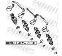 FEBEST RINGFL-025-PCS10 Fuel injector seal