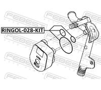 Fits FEBEST RINGOL-028-KIT RINGS? SEALING, OIL COOLERRENAULT DUSTER 2 ⭐UK Stock⭐