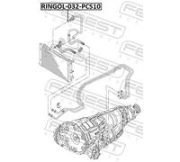 Fits FEBEST RINGOL-032-PCS10 RINGS? OIL RADIATOR SEAL AUDI A5/S5 COUP ⭐UK Stock⭐