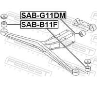 FEBEST SAB-B11F Differential mount
