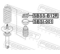 FEBEST SBSI-001 Spring cap