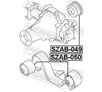 Fits FEBEST SZAB-049 REAR DIFFERENTIAL SILENT BLOCKGSUZUKI GRAND VITA ⭐UK Stock⭐