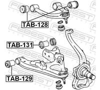 FEBEST TAB-131 Trailing arm / Suspension arm bush