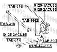 FEBEST TAB-166Z Control arm bush