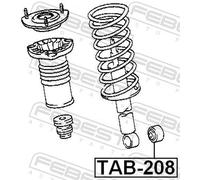 Fits FEBEST TAB-208 FRONT SHOCK ABSORBER SILENT BLOCK TOYOTA CRESTA G ⭐UK Stock⭐