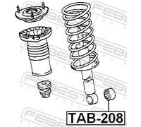 Fits FEBEST TAB-208 FRONT SHOCK ABSORBER SILENT BLOCK TOYOTA CRESTA G ⭐UK Stock⭐