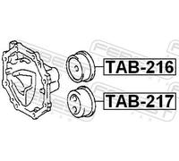 FEBEST TAB-216 Mounting, differential