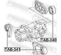 FEBEST TAB-340 Mounting, differential