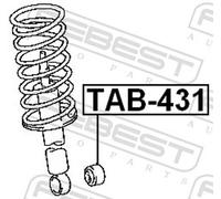 FEBEST SHOCK ABSORBER BUSH TAB431 FOR TOYOTA