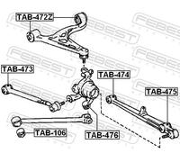 Bushing Rear Upper Control Arm For LEXUS GS SC TOYOTA ARISTO CROWN