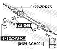 FEBEST TAB-543 Mounting, steering gear