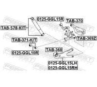 FEBEST TAB-578-KIT Bush, shock absorber