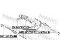 FEBEST TAB-UCF30SG Mounting, steering gear