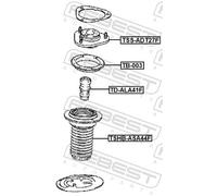 2x ✅Fits FEBEST TD-ALA41F FRONT SHOCK REBOUND ⭐UK Seller⭐