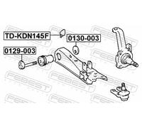 Fits FEBEST TD-KDN145F FRONT SHOCK ABSORBER REBOUND TOYOTA HIACE VAN, ⭐UK Stock⭐