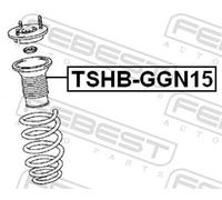 Febest Front Shock Absorber Dust Cover TSHB-GGN15 Fits Toyota Hilux GGN1