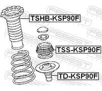 Fits FEBEST TSHB-KSP90F FRONT SHOCK ABSORBER COVER TOYOTA YARIS NCP9 ⭐UK Stock⭐