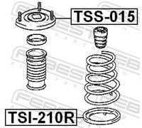 Rear left or right Coil Spring Cap FEBEST TSI-210R