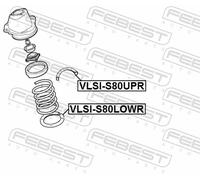 Fits FEBEST VLSI-S80LOWR REAR SPRING LOWER INSERT VOLVO XC90 2003- ⭐UK Stock⭐
