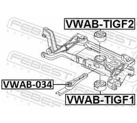 FEBEST VWAB-TIGF2 Axle bush