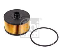 febi bilstein 100487 Oil Filter with seal ring, 1 unit
