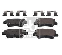 Fits FEBI 116289 BRAKE PAD SET WITH ADDITIONAL PARTS