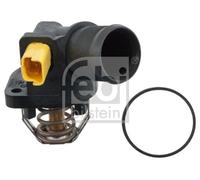 Thermostat with housing 170586 FEBI BILSTEIN for PEUGEOT CITROËN FIAT