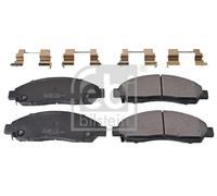 febi bilstein 170899 Brake Pad Set with fastening material, 1 unit