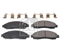 febi bilstein 170899 Brake Pad Set with fastening material, 1 unit