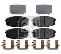 Brake Pads Set fits HYUNDAI KONA 1.0 Front 2017 on G3LC 58101G3A00 58101J9A50