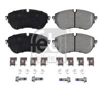 FEBI Bilstein Brake Pad Set 177657 Front 163.5mm with fastenings Fits VW Amarok