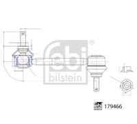 FEBI BILSTEIN 179466 Anti-roll bar link