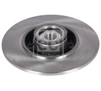 Febi Solid Brake Disc fits Renault Megane 2016-2025 1.5 1.6 1.3 1.2 180024