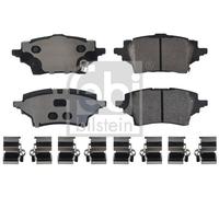 Brake pads Rear Axle 180129 FEBI BILSTEIN for TOYOTA MAZDA SUZUKI