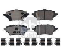 Brake pads Rear Axle 180129 FEBI BILSTEIN for TOYOTA MAZDA SUZUKI