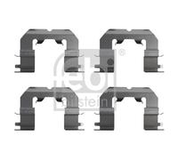 FEBI BILSTEIN Accessory Kit, Disc Brake Pad 185711 Front Axle, Compatible with: BMW 5, Hyundai Accent IV Notchback, Elantra V Notchback, Kia Rio III, Rio III Hatchback Van, Rio III Notchback