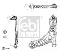 FEBI BILSTEIN 185903 Suspension arm