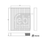 FEBI BILSTEIN 196358 Pollen filter